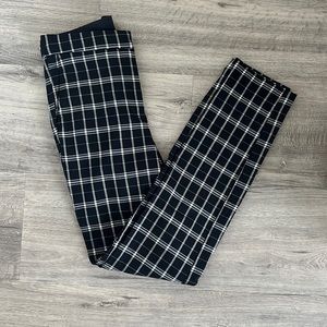 Zara Blue Gingham Dress Pants